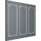 Ekena Millwork 28-in. W x 72-in. H Pompeii Panel Moulding Kit Triple Panel PMLKPO28X72C - alternate 5
